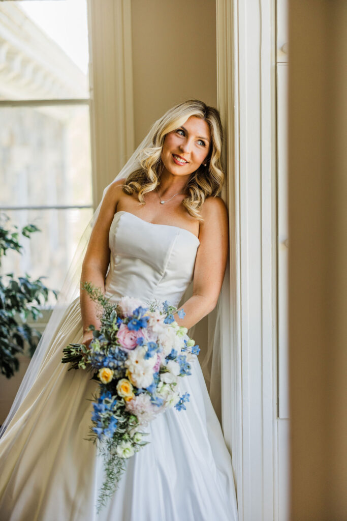Brecknock Hall bridal portrait