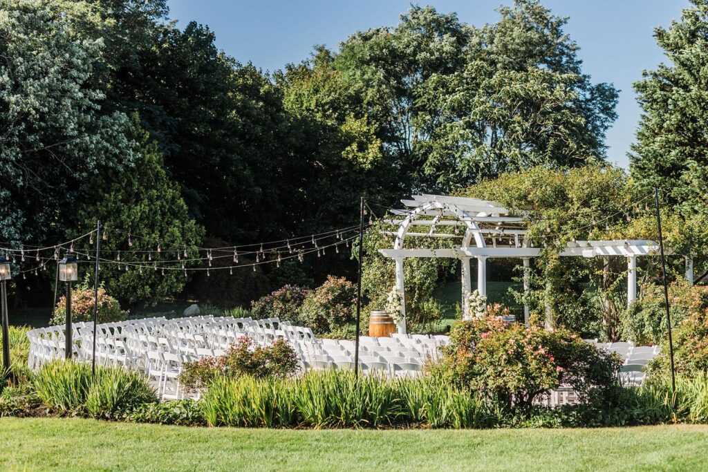 The Vineyards at Aquebogue wedding ceremony location